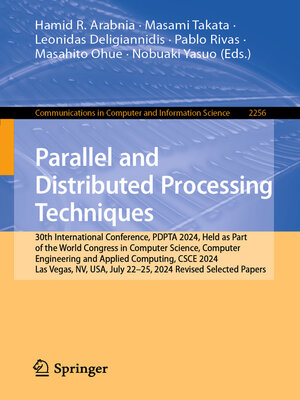 cover image of Parallel and Distributed Processing Techniques